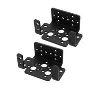 LT Easiyl Lot de 2 supports de servo multifonctions en aluminium 58 x 25,1 x 37 mm pour systèmes de servo avec taille 40 x 45 x 20 mm pour modèles de télécommande de robot, noir