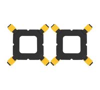 LT Easiyl Lot de 2 supports de ventilateur de refroidissement pour ordinateur de bureau compatibles avec LGA1700 LGA1200 LGA115x 91 x 13,7 mm Espacement des trous 75/78 mm Plaque arrière réglable de