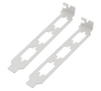 LT Easiyl Lot de 2 supports pour carte réseau d'ordinateur DB9VGA à trois trous 12 cm
