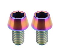 LT Easiyl Lot de 2 vis à six pans creux coniques M6 x 10 mm compatibles avec chopper compatibles avec motos tout-terrain colorées