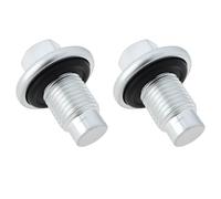 LT Easiyl Lot de 2 vis de bouchon de vidange d'huile moteur automobile AJ813202 LR073675 compatibles avec Jaguar compatible avec Land Rover
