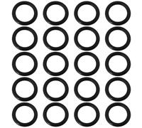 LT Easiyl Lot de 20 joints toriques d'entrée de pompe à eau en caoutchouc nitrile compatibles avec Crystal Mk2, compatibles avec Watermaster 21 x 15 x 3 mm, noir