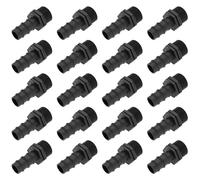 LT Easiyl Lot de 20 raccords de tuyau d'arrosage de 20 mm à 1,9 cm - Kit de connecteur cannelé pour système d'irrigation goutte à goutte - Raccord de tuyau de jardin