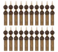 LT Easiyl Lot de 20 tubes d'hélicoptère de pêche à la carpe 35 x 5 mm Ouverture 1 mm Manches d'hélicoptère et perles Terminal de pêche à la carpe Outil pour la pêche