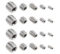 LT Easiyl Lot de 20 vis à tête hexagonale en acier inoxydable 304 M3 M4 M5 M6 M8 pour porte-rouleau de papier toilette, vis sans tête argentées