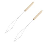 LT Easiyl Lot de 2pcs Enfile-bobines en Laiton pour Montage de Mouches pour Le Montage de Mouches ou l'assemblage de Mouches 14 Cm