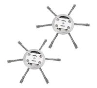 LT Easiyl Lot de 2pcs Têtes Coupe-herbe Fil d'acier à 6 Têtes 6 Pouces 150 Mm Brosse à Mauvaises Herbes pour Débroussailleuse Débroussailleuse Élimination Mauvaises Herbes Tête Coupe-herbe