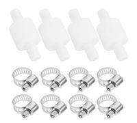 LT Easiyl Lot de 4 clapets anti-retour en ligne de 8 mm de diamètre avec sangles de serrage pour appareils ménagers