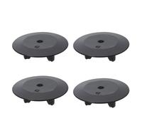 LT Easiyl Lot de 4 joints d'étanchéité en caoutchouc pour couvercle d'évier compatibles avec IKEA Altant Domsjö Accessoires de cuisine Noir 55 mm