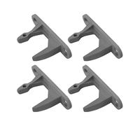 LT Easiyl Lot de 4 loquets de porte de rechange 131763302 131763310 compatibles avec Frigidaire Compatible avec rondelle Electrolux (gris)