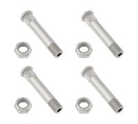 LT Easiyl Lot de 4 pivots et écrous argentés pour skateboard 9,3 x 50 mm compatibles avec Ace AF1 Classic