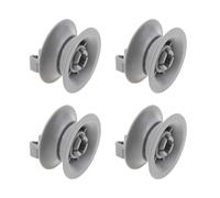 LT Easiyl Lot de 4 roulettes pour panier supérieur de lave-vaisselle 00611666 PS8727423 compatibles avec lave-vaisselle Bosch
