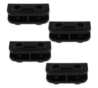 LT Easiyl Lot de 4 supports rectangulaires à 2 voies pour tonnelle - Connecteur de mât de tente - Pour auvent, tonnelle, tente, équipement d'extérieur