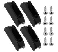 LT Easiyl Lot de 4 Taquets de Blocage Autobloquants pour Corde de Bateau avec Vis Adaptés Aux Cordes de Moins de 4 Mm