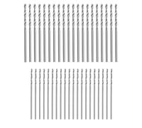 LT Easiyl Lot de 40 mini forets hélicoïdaux en acier rapide à double rainure avec foret de 1,5 mm et 1 mm pour bois, plastique, métal, métal, aluminium, bois, plastique