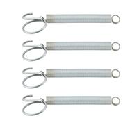 LT Easiyl Lot de 4pcs Crochets à Ressort Multifonctions de 115mm pour Porte de Cage Crochet à Ressort en Métal pour Fixation de Poulets Lapins Hamsters Pigeons Cages pour Animaux de Compagnie