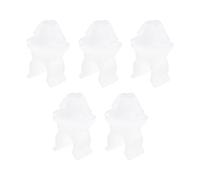 LT Easiyl Lot de 5 clips de tige MR523317 pour capot de voiture - Support de fixation pour capot avant de voiture - Compatible avec Mitsubishi Lancer - Blanc