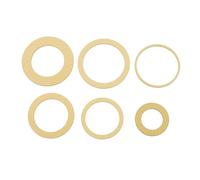 LT Easiyl Lot de 6 bagues d'adaptation en laiton pour lames de scie 25,4 x 20 mm, 25,4 x 16 mm, 22 x 20 mm, 22 x 16 mm, 20 x 16 mm, 16 x 10 mm