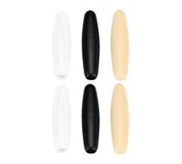 LT Easiyl Lot de 6 embouts de bras de trémolo pour guitare 5 mm | Whammy Bar Cap End Knob, compatible avec Fender 5 mm SQ ST Series, Blanc, Noir et Jaune