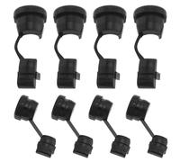 LT Easiyl Lot de 8 bagues de protection rondes noires pour câble électrique (4 pièces 6N-4 et 4 pièces 4N-4)
