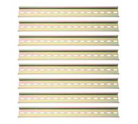 LT Easiyl Lot de 8 rails de guidage C45 en forme de U - 300 mm - Rail DIN à fente en métal - Rail de montage DIN pour relais, module, prises, contacteurs