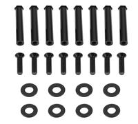 LT Easiyl Lot de 8 vis de fixation pour radiateur de ventilateur de châssis Modèle WT01 Convient pour PC Noir