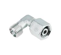 LT Easiyl Raccord hydraulique 90° pour excavatrice M14 x 1,5 DIN mâle à femelle 90 M14 compatible avec la mini excavatrice chinoise
