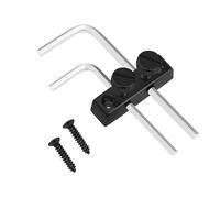 LT Easiyl Support de Fixation de Clé Hexagonale pour Guitare Trémolo de Basse Support de Clé Hexagonale Interne Support de Clé en Métal Support de Clé Compatible avec Floyd Rose, Noir