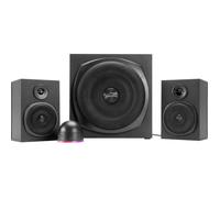 Lt Haut Parleurs Pc Système Sonore 2.1 Bluetooth - Avec Subwoofer En Bois Système Enceintes Actifs 80 Watts Jack 3 5Mm Aux[EN334]