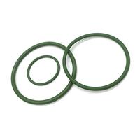 LT-Tool, 20pcs Vert FKM Joint torique Joints Joint 1,5 mm Epaisseur 32/33 / 35/36/38/40/42/45/46/50 mm OD FKM Joints toriques Joints Assortiment (Taille : 40x37x1.5mm)