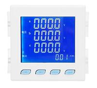 LT194E 9SY Compteur de puissance triphasé blanc, haute précision, multifonction, tension, courant, énergie, avec écran LCD, pour systèmes électriques industriels et commerciaux