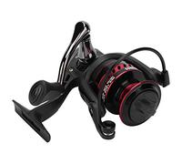 LT4 Moulinet de Filature de Canne ¨¤ p¨ºche en m¨¦tal Moulinet de Ligne de p¨ºche Portable Accessoire de p¨ºche de Radeau ¨¤ Bascule(Rouge Noir),