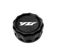 LTADX Accessoires de Moto CNC Bouchon de réservoir de Liquide de Frein arrière Couvercle de Cylindre Compatible avec YZF-R1 YZF-R6 YZF-R3 YZF-R7 YZF-R125(Black)