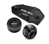 LTADX Compatible avec Z800 Z 800 2013 2014 2015 2016 Moto Avant Arrière Liquide De Frein Cylindre Maître Réservoir Couvercle Bouchon De Remplissage D'huile(3 pcs-Black)