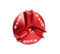 LTADX Couvercle de réservoir de Liquide de Frein Avant de Moto Bouchon de Remplissage d'huile Moteur Compatible avec GSX-S 1000 GSXS 750 GSX S 1000 F(Rot)
