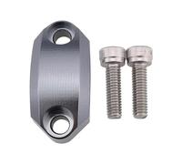 LTADX Couvercle de Serrage du maître-Cylindre de Moto, Levier de Frein et d'embrayage de Remplacement Compatible avec Le Collier de Serrage du Guidon de 22 mm, Fournitures de Moto(Titanium)