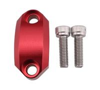 LTADX Couvercle de Serrage du maître-Cylindre de Moto, Levier de Frein et d'embrayage de Remplacement Compatible avec Le Collier de Serrage du Guidon de 22 mm, Fournitures de Moto(Rot)