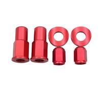 LTADX Couvercle de soupape CNC for Moto, Jante de Roue Tout-Terrain, écrou de Blocage, rondelle, Compatible avec Te FE TC FC SX EXC XC YZ YZF WR CRF KX KLX RMZ(Rot)