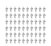 LTADX Rivets d'expansion à entraînement par marteau en alliage d'aluminium, clous d'expansion à broche métallique avec tige en acier inoxydable for la maçonnerie et le montage mural(50Pcs,9mm)