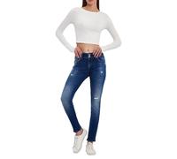 LTB Jeans Molly M Jeans, Darcila Wash 55181, 25W x 32L Femme