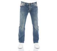 LTB - Pantalon en jean stretch pour homme - Roden - Bootcut - Bleu - Taille 28 à 40, 32W / 36L