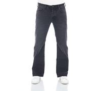LTB Pantalon en jean stretch pour homme - Timor - Bootcut - Bleu Noir Taille 28, 29, 30, 31, 32, 33, 34, 36, 38, 40, 30W / 34L