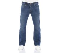 LTB Pantalon en jean stretch pour homme - Timor - Bootcut - Bleu Noir Taille 28, 29, 30, 31, 32, 33, 34, 36, 38, 40, 32W / 34L