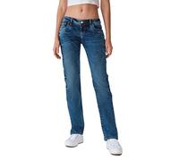 LTB Valentine Jean stretch pour femme, coupe droite, taille basse, basique, coton, bleu, taille W24, W25, W26, W27, W28, W29, W30, W31, W32, W33, W34, Blue Lapis Wash (3923), 29W / 34L