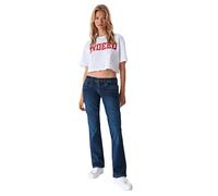 LTB Valerie Jean stretch pour femme Coupe bootcut Taille basse Basique Coton Bleu W24 W25 W26 W27 W28 W29 W30 W31 W32 W33 W34, Dark Age Blue Wash (53327), 31W / 32L