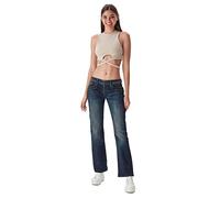 LTB Valerie Pantalon en jean stretch pour femme Coupe bootcut Taille basse Bleu 24 25 26 27 28 29 30 31 32 33 34, Mambo Wash (2478), 29W / 32L