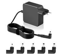 LTBSTOYE 65w 45w 33W Chargeur Universel AC avec 5 têtes de Charge pour ASUS Vivobook/Zenbook/Chromebook,Lenovo IdeaPad/Yoga/Chromebook connecteur Rond Cordon d'alimentation pour Ordinateur Portable