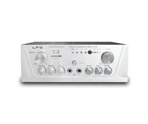 LTC - ATM2000USB-BT - Amplificateur stéréo de 2 x 50 W - USB, SD et Bluetooth - Silver