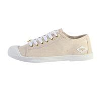 Le Temps des Cerises Baskets basses femmes BASIC 02 Strip Gold Blanc 37
