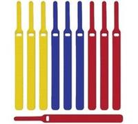 Label the Cable – Attaches câbles LTC BASIC – 10 pièces Jaune, Bleu & Rouge